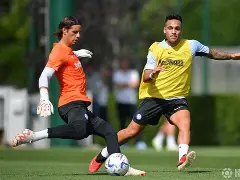 币游·国际(中国游)官方网站-国际米兰训练开放日，清晨门线救险引欢呼，西甲在即，纪律约束更严格